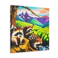 thumbnail image 2 of Racoon in Rococo Style - Canvas, 2 of 10
