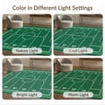 thumbnail image 7 of ODIKA Field Border Soccer Hockey Shaped Artificial Football Markings Refined Non-Slip Chair-Friendly Floor for Dining Room, Under Table, Office, 7 of 7