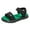 Black, variant on REDARER Kids Shoes Casual Flat Fish Mouth Sandals Comfortable Soft Sole Kids Beach Sandals,11.5-12 Years