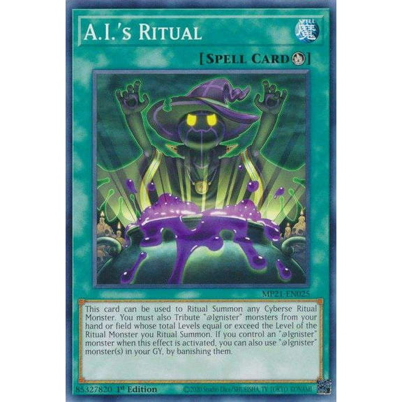 YuGiOh 2021 Tin of Ancient Battles Common A.I.'s Ritual MP21-EN025
