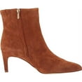 thumbnail image 6 of Sam Edelman Ulissa Frontier Brown Pointed Toe Kitten Heel Bootie Ankle Boot (Frontier Brown, 6), 6 of 6