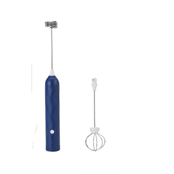 Powerful Cordless Immersion Blender, Electric Handheld Blender with Turbo Mode, . Portable &Easy to use kitchen gadgets for Soup, Smoothie, Puree, Baby Food【blue 2 Heads】