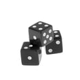 thumbnail image 2 of Opaco 16mm Dados de seis caras Juego de rol Juego de mesa juego Regalo X100 Negro perfke Dados opaca, 2 of 5