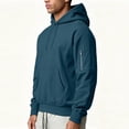 thumbnail image 4 of Luvrsol Men's Hoodies Drawstring Sweatshirt Solid Basic Long Sleeve Pullover Tops S-2XL, 4 of 9