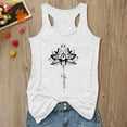 thumbnail image 2 of ERkkoi Graphic Tank Tops For Women Loose Fit Casual Spring Tops Printed Shaped Beach T Shirts For Women Y2K Holiday Camisole White L, 2 of 4
