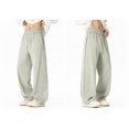 thumbnail image 3 of Sweat Pants for Men Elastic Waist Straight Leg Jogger Sweatpants Men's Running Pants Mens Active Pants, 3 of 4