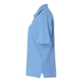 thumbnail image 6 of Harriton M105W Women's Maverick CVC Pique Polo-LIGHT COLLEGE BLUE-M, 6 of 6