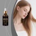 thumbnail image 5 of Keratin Hair Oil for Damaged Strands, Smoothing Frizz Control Serum, Nourishing Lightweight Treatment for Silky Shine, Dropper Bottle for Daily Styling, 5 of 7