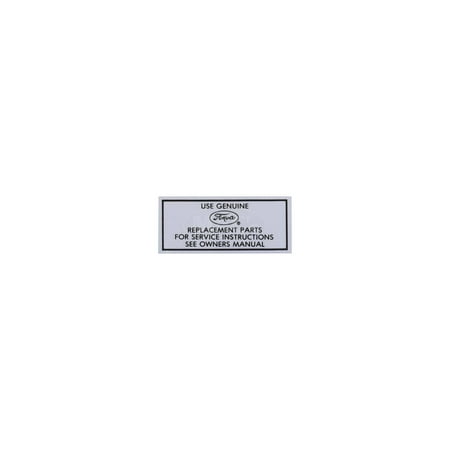 Mach64 Video - MACs Auto Parts 41-47590 -64 Ford Falcon and Ranchero Decal