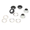 thumbnail image 4 of 500 Sets Metal Grommets Eyelets 8mm Round Grommets Washer Grommet Tool Kit For Clothes Leather, 4 of 8