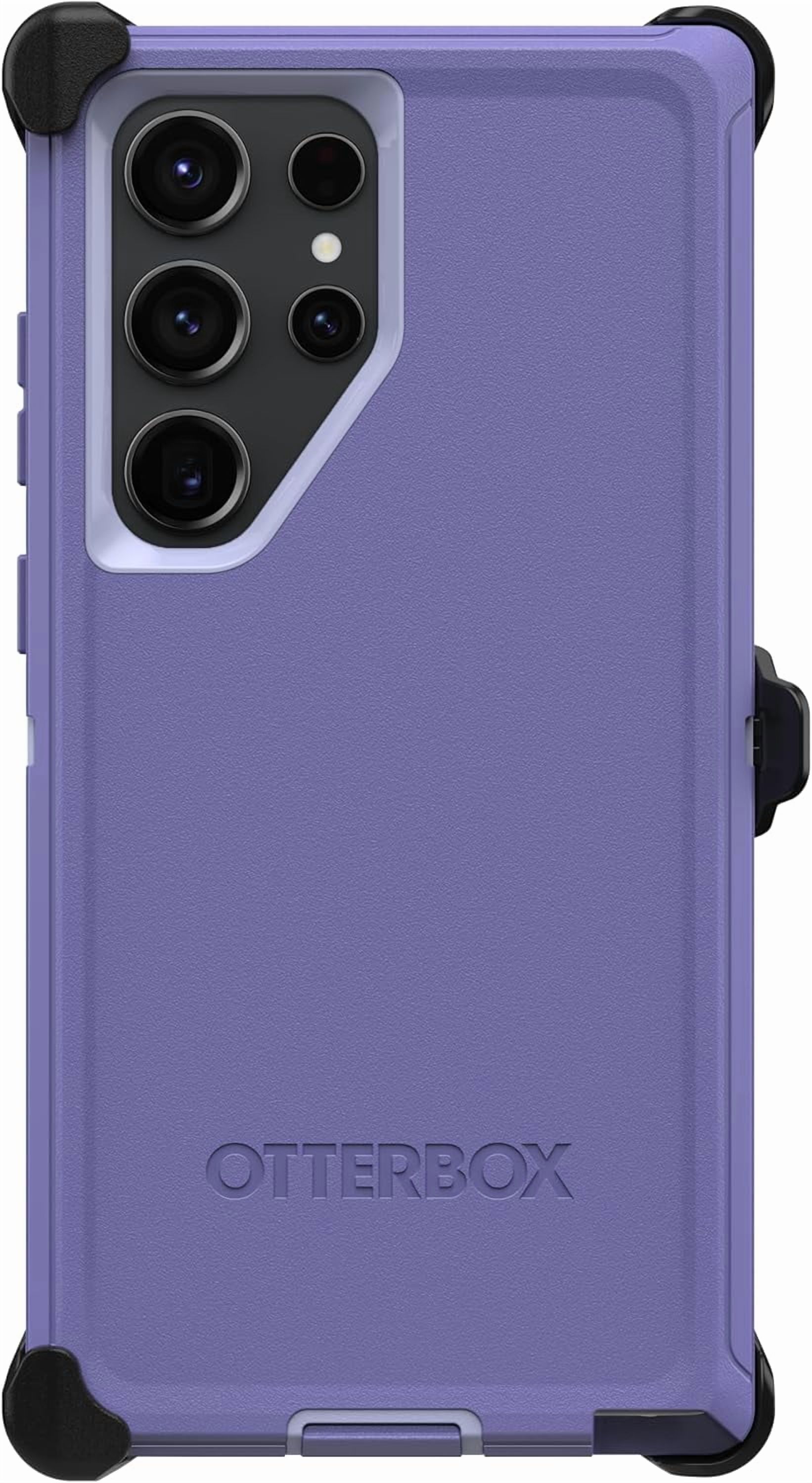 OtterBox Galaxy S23 Ultra (Only) - Defender Series Case - Mountain Majesty (Purple) - Rugged & Durable - with Port Protection - Includes Holster Clip Kickstand - Non-Retail Packaging