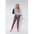 thumbnail image 6 of MyFav Matching Family Christmas Pajamas Set, Xmas Holiday PJs for Women/Men/Kids, Letter Printed Loungewear Sleepwear, 6 of 7