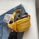 thumbnail image 1 of Bolsa de pecho para mujer, riñonera de lona a la moda, riñonera, bolsas de viaje al aire libre (amarillo) Likrtyny Para Estrenar, 1 of 3
