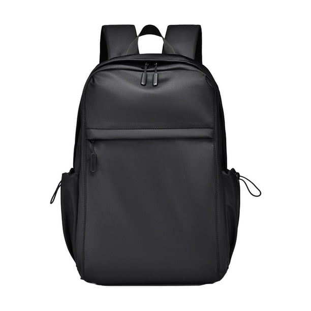 Mochila de mano impermeable con múltiples compartimentos y asa de transporte para viajes. negro