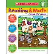 Pre-Owned Reading & Math Jumbo Workbook: Grade K (Paperback) 0439785995 9780439785990