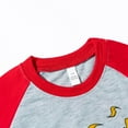 thumbnail image 5 of Dakiuu Boys and Girls Two Pieces Sleepwear Top and Bottom Pajama Set Toddler Kids Short Sleeve Cotton Pj Children Clothes 24 Months - 8 Years Red 6-7 Years (7Y), 5 of 8