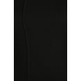 thumbnail image 3 of RACHEL Rachel Roy Womens Rich Black Ribbed Bodycon Dress XS, 3 of 3