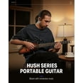 thumbnail image 3 of Donner HUSH-I Guitar For Travel Headless Portable Acoustic-Electric Guitar, Removable Frames Ultra Light Acoustic Electric Guitar with Gig Bag and Accessories, Sunburst, 3 of 5