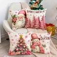 thumbnail image 5 of Pack De 4 Fundas Para Almohadas Con Cojín Navideño Estampado, 5 of 5