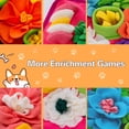 thumbnail image 4 of Snuffle Mat for Dogs, Sniff Mat Slow Feeding Mat for Small Pets Cats, Rabbits - Help Stress Relief and Training - Stimulate Your Pet's Foraging Skills! (Orange), 4 of 6