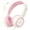 Pink and White, variant on Kids Headphones, 85/94dB Safe Volume Kids Headphones for School, over Ear Kids Wired Headphones with Built-in Microphone, Noise Isolation, Adjustable Headphones Wired for Kids, Girls, Boys, Tablet