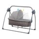 thumbnail image 5 of Moisés mecedora portátil plegable con temporizador para bebé, cuna eléctrica para bebé. gris, 5 of 9