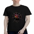 thumbnail image 4 of Signetis Unisex Funny Festive Turkey Graphic Tee, Black, Short Sleeve, 4 of 9