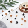 thumbnail image 4 of 600pcs Wooden Beads Black Wood Balls Polished Loose Beads Ball Spacer Bead for Bracelet Necklace Jewelry Making Home Party Decorations Garland Making 6mm 8mm 10mm, 4 of 6