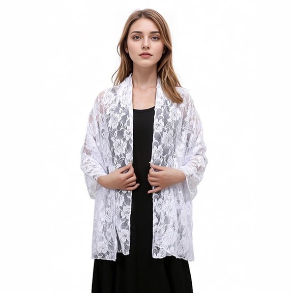 Yokua Catholic Mantilla Shawl Embroidery Church Laces Shawl Chapel Mass Head Veil