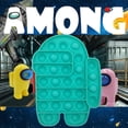 thumbnail image 2 of Among In Us Push Popping Bubble Sensory Fidget Toy, Stress Reliever Silicone Stress Reliever Toy Adepaton WRMH-272-1, 2 of 6