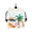White, variant on ZELVINN PU Leather Golfs Bag Golfs Valuables Pouches Golfs Accessories Golfs Pouches Bag with Clip Golfs Tees Bag for Men Women