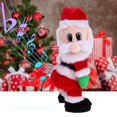 thumbnail image 2 of Papá Noel bailando, musical, eléctrico, twerk, Papá Noel cantando, bailando, movimiento de cadera, figura, cadera retorcida, juguetes, regalo de Navidad y Año Nuevo, 2 of 5