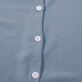 thumbnail image 7 of Daolelai Classic Pleated Textured Single Lapel Shirt for Women, 7 of 7