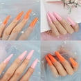 thumbnail image 6 of Acrylic Extra Long Press Coffin Artificial Fake and False Nails Solid Color Full Cover Glossy for Women and Girls Art Salon, 200 Pieces, 6 of 7