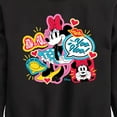 thumbnail image 3 of Disney - Minnie Sticker Look - Youth Crewneck Fleece Sweatshirt, 3 of 5
