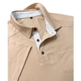 thumbnail image 6 of Men's Short Sleeve Golf Shirts Casual Summer Classic Tops Collared Shirt with Pocket Breathable Textured Men's Dressy-Casual Top, 6 of 6