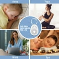 thumbnail image 5 of White Noise Machine - Portable Sound Machine for Baby Adult, 20 Soothing Sound, Timer & Portable Lanyard, Noise Canceling for Office & Sleeping, Sound Therapy for Home, Travel, Registry Gift（White）, 5 of 8