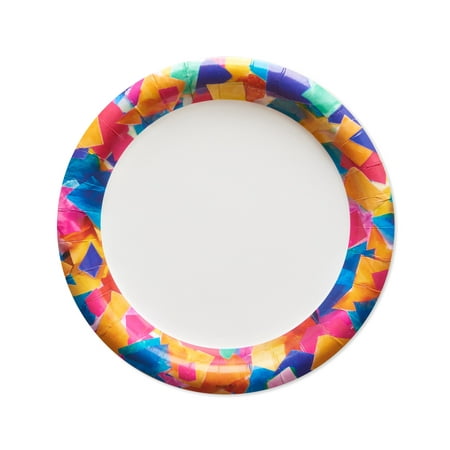 American Greetings Confetti Birthday Party Supplies, Dessert Plates (36-Count)