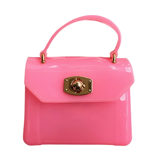 Silicone Jelly Bag Translucent Handbag Singleshoulder Bag for Children