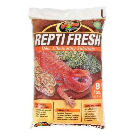 Zoo Med ReptiFresh Odor Eliminating Substrate, Blacks And Grays, 8-Pounds