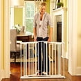 thumbnail image 2 of Puerta para bebés Deluxe Décor de 72" de ancho para Toddleroo de North States: puerta de seguridad resistente que se maneja con una sola mano. Puerta para bebés extra ancha. Montaje de hardware. Se ad, 2 of 5