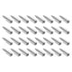 thumbnail image 1 of 24 Piezas Soportes de Estante de Tornillo, Clavos de Estante de Metal con Tornillos Autoperforantes para Soporte de Laminado de Gabinete (Tono Plateado), 1 of 6
