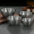 thumbnail image 4 of Shisuyan Bol à Ramen en Acier Inoxydable Vaisselle Saine pour Rangement Couleur Argent Diamètre 7,87 Pouces, 4 of 8