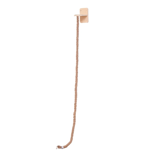 Milaget Cat Climbing Rope Space Saving Wall Mount for Indoor Outdoor Bedroom Balcony 2m Suction Cup