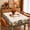 BQ005, variant on Janvonne Round Pumpkin Tablecloth, 60"x60" Vintage Fall Maple Leaf Table Cover, Farmhouse Thanksgiving Harvest Table Cloth for Dining, Autumn Party Indoor Outdoor Decor