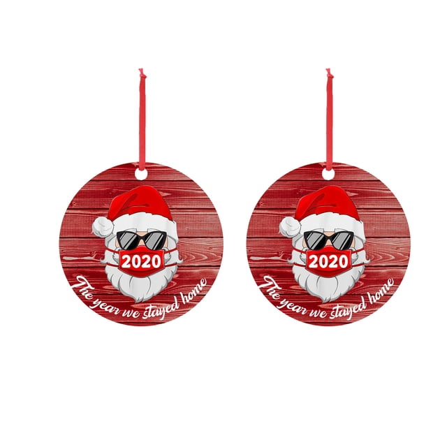 Fiudx Decoraciones navideñas para interiores Adornos colgantes con formas personalizadas para decoración navideña