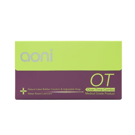 6 sets Aoni Condoms Over Time Combo Dotted Condom with Patented OT (Best Condoms For First Time Users)