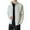 White, variant on JTieacloth Mens Cardigan Sweater Outwear Mens Sweater Solid Color Stand Collar Casual Simple Jacket Top(Black)