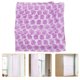 thumbnail image 2 of Cortina de tul transparente de 200 x 100 cm para ventana, puerta, balcón, decoración del hogar (morado), 2 of 7