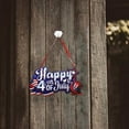 thumbnail image 6 of JeashCHAT 4th of July Hanging Door Sign Wood Independence Day Door Wall Decor Patriotic Hanging Decorations Wooden Door Hanger for Home Front Door Indoor Outdoor, 6 of 8